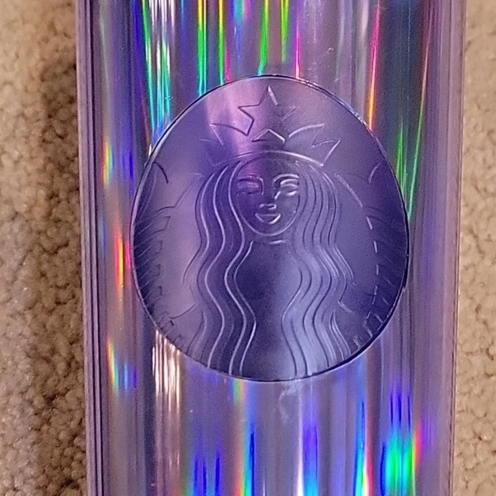 New Starbucks Holographic Purple Tumbler